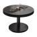 BN | Bistro salongbord | Ø:H 80 x 36 cm | Wenge / Svart