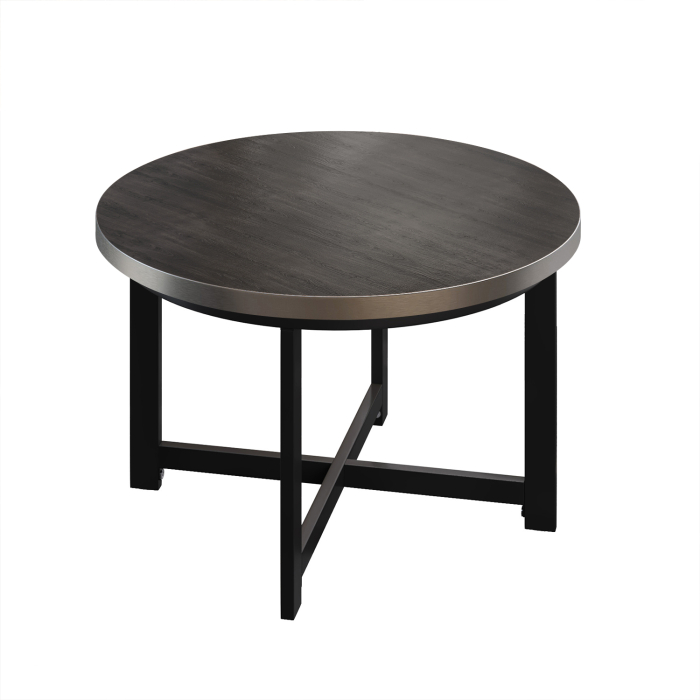 BO | Bistrobord | Ø80xH52cm | 25mm | Wenge/ Sort