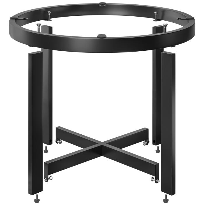 BO | Bistro Lounge Table | Ø70xH32cm | 25mm | Sort Marmor/ Sort BO | Bistro Lounge Table | Ø70xH32cm | 25mm | Sort Marmor/ Sort