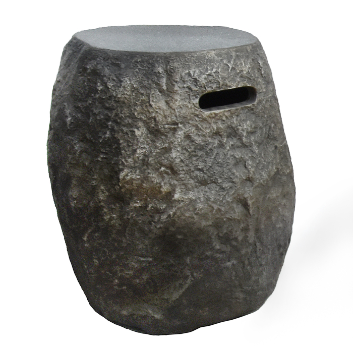 BOULDER | Gasfleshoes | B:D:H 56 x 50 x 63 cm | Beton | Antraciet
