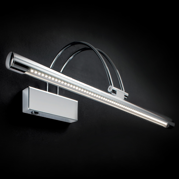Luce LED per quadri Specchio moderno | Cromo | 456lm | 6000K