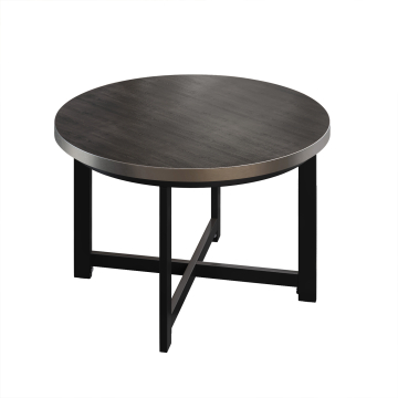 BO | Bistrobord | Ø70xH52cm | 25mm | Wenge/ Svart