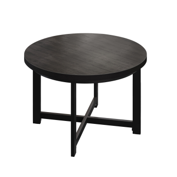 BO | Tavolo da bistrot | Ø60xH52cm | 25mm | Wenge/ Nero