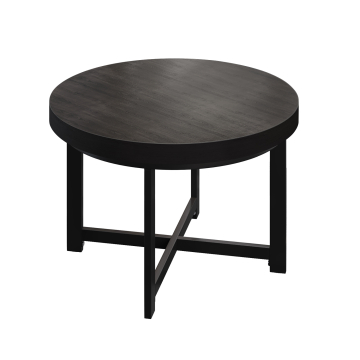 BO | Tavolo da bistrot | Ø60xH54cm | 50mm | Wenge/ Nero