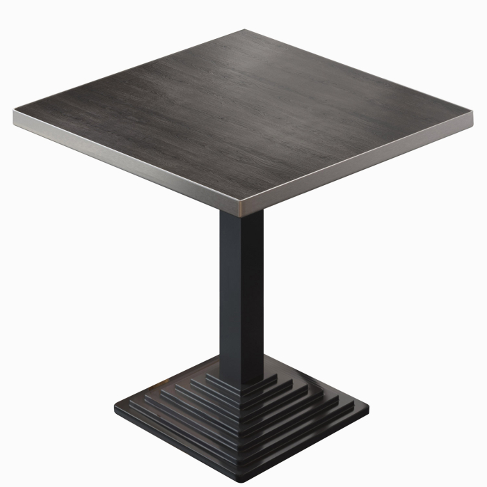 BPY | Bistrobord | 80 x 80 x 78,5 cm | Firkantet | Wenge / Sort