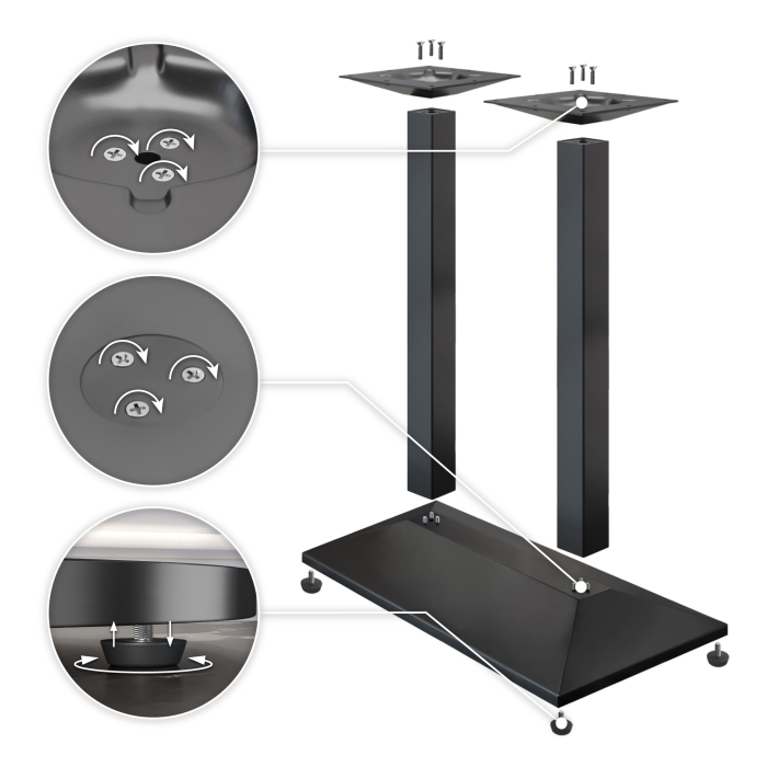 BPA | Bistro Stehtisch | 110 x 60 x 112 cm | Svart kant | Rektangulær | Hvit marmor / Svart BPA | Bistro Stehtisch | 110 x 60 x 112 cm | Svart kant | Rektangulær | Hvit marmor / Svart