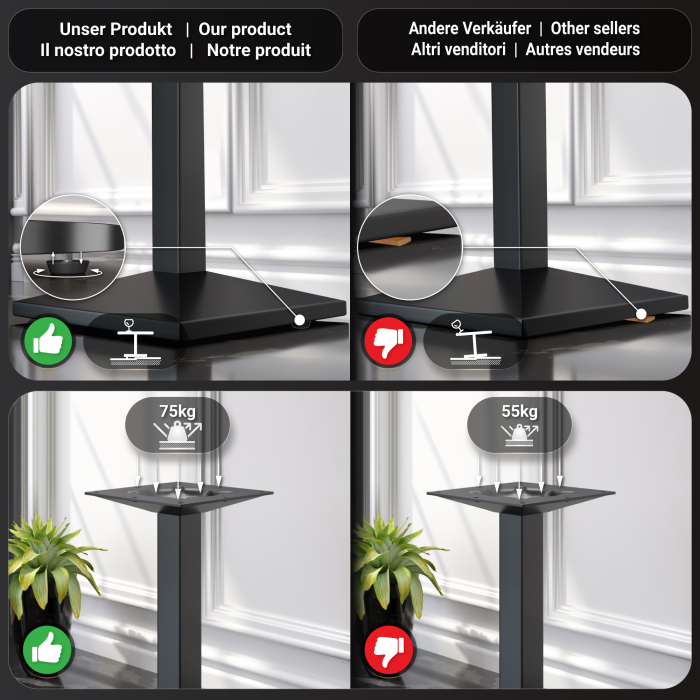 BPA | Bistro Steke bord | 60 x 60 x 112 cm | Svart kant | Firkantet | Wenge / Svart BPA | Bistro Steke bord | 60 x 60 x 112 cm | Svart kant | Firkantet | Wenge / Svart
