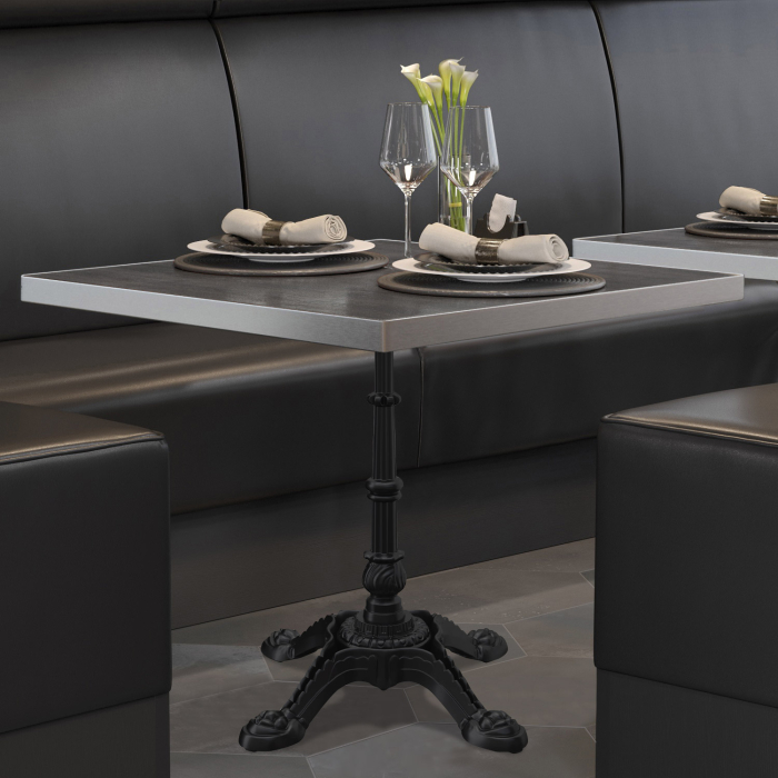 BPR | Bistrobord | 70 x 70 x 74,5 cm | Firkantet | Wenge / Svart BPR | Bistrobord | 70 x 70 x 74,5 cm | Firkantet | Wenge / Svart