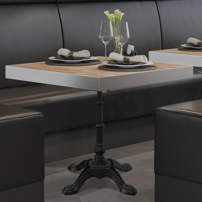 BPR | Bistrobord | 70x70x77cm | Firkantet | Sheesham / Svart BPR | Bistrobord | 70x70x77cm | Firkantet | Sheesham / Svart