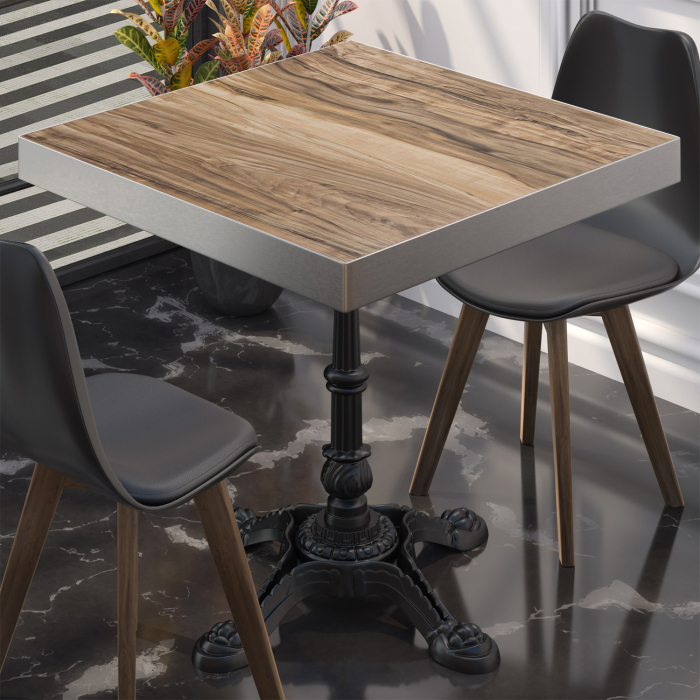 BPR | Bistrobord | 70x70x77cm | Firkantet | Sheesham / Svart BPR | Bistrobord | 70x70x77cm | Firkantet | Sheesham / Svart