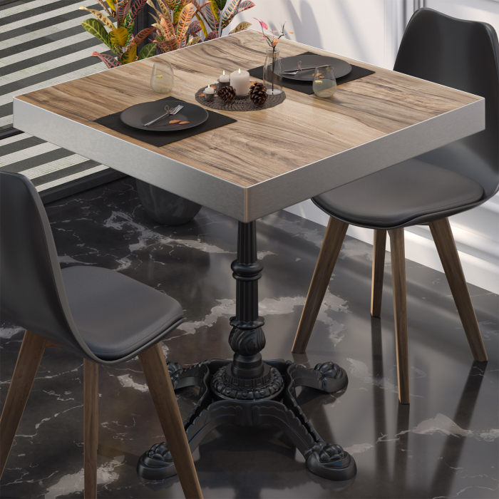 BPR | Bistrobord | 70x70x77cm | Firkantet | Sheesham / Svart BPR | Bistrobord | 70x70x77cm | Firkantet | Sheesham / Svart