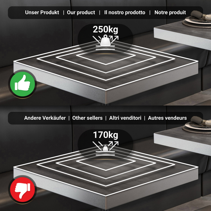 BPR | Bistrobord | 70x70x77cm | Firkantet | Wenge / Svart BPR | Bistrobord | 70x70x77cm | Firkantet | Wenge / Svart