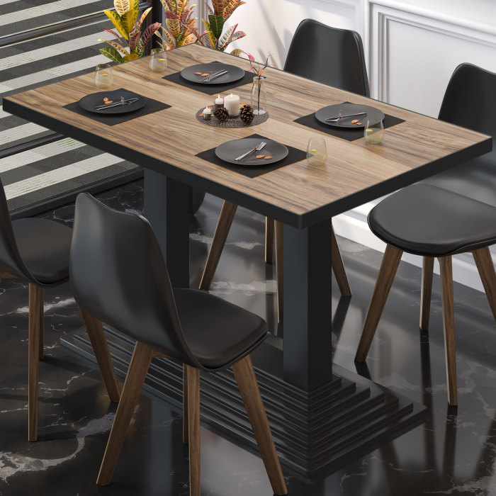 BPY | Bistrobord | 120 x 70 x 78,5 cm | Firkantet | Sheesham / Svart BPY | Bistrobord | 120 x 70 x 78,5 cm | Firkantet | Sheesham / Svart