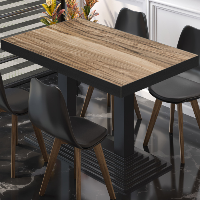 BPY | Bistrobord | 120 x 70 x 81 cm | Firkantet | Sheesham / Svart BPY | Bistrobord | 120 x 70 x 81 cm | Firkantet | Sheesham / Svart
