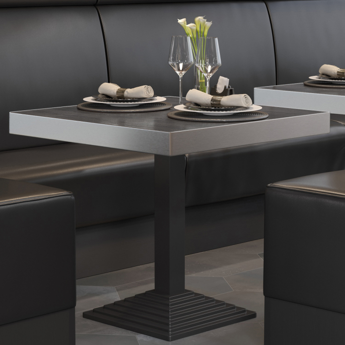 BPY | Bistrobord | 80 x 80 x 81 cm | Firkantet | Wenge / Sort