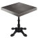BPR | Bistrobord | 70x70x77cm | Firkantet | Wenge / Svart