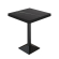 BPY | Bistro Ståbord | 80 x 80 x 114 cm | Sort kant | Firkantet | Sort marmor / Sort