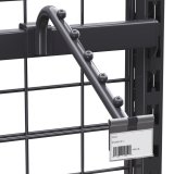 BROOKLYN | Gancho de anclaje | Colgador inclinado | 40 cm | 5x esferas | Antracita