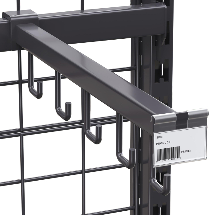 BROOKLYN | Producthaak | Hellingen arm | 40cm | 5xhaken | +Prijs houder