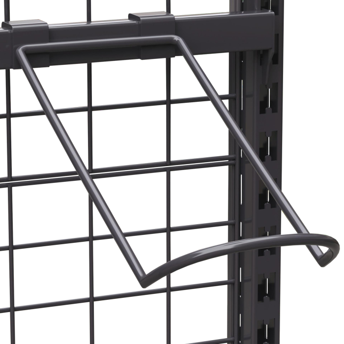 BROOKLYN | Gancho expositor | Soporte para bolas | máx.: 2 | Ancho:Largo 13,5 x 35 cm | Antracita