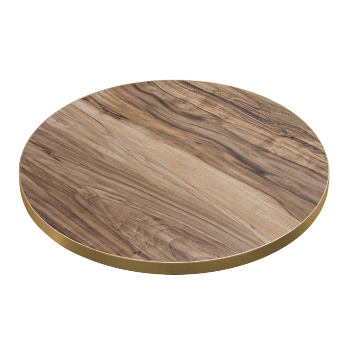 BRASIL | Cateringtafelblad | Ø 60 x 2,5 cm | Sheeshamhout | Rond