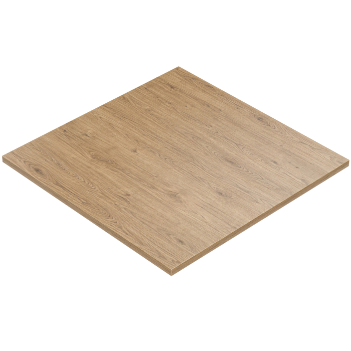 BRASIL PREMIUM | Gastro Tischplatte | 60 x 60 x 2,7 cm | Eiche | Quadratisch