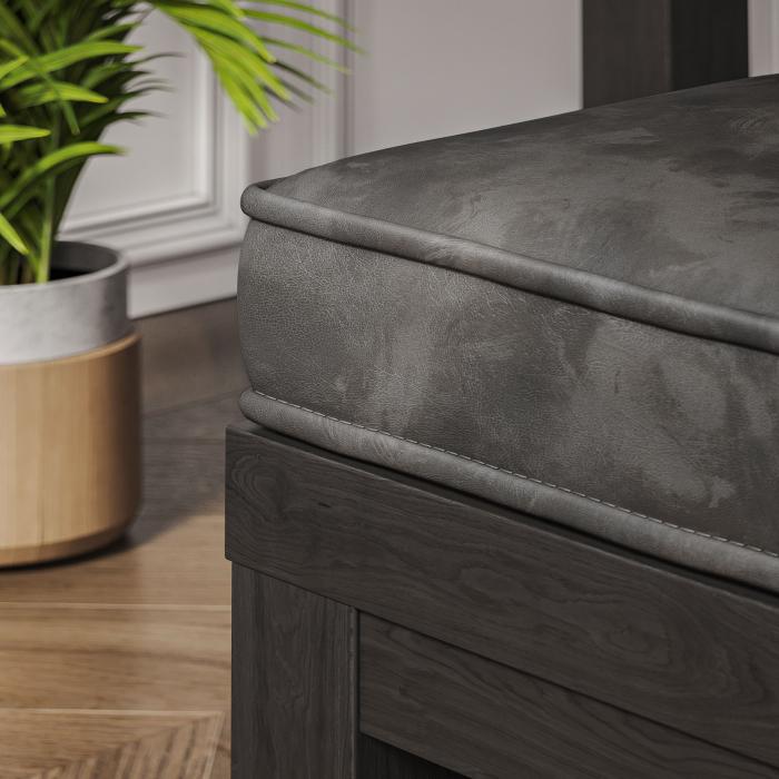 BRASIL | Spisebenk til restaurant | Wenge/Svart | B:D:H 34 x 69 x 51 cm | + sittepute BRASIL | Spisebenk til restaurant | Wenge/Svart | B:D:H 34 x 69 x 51 cm | + sittepute