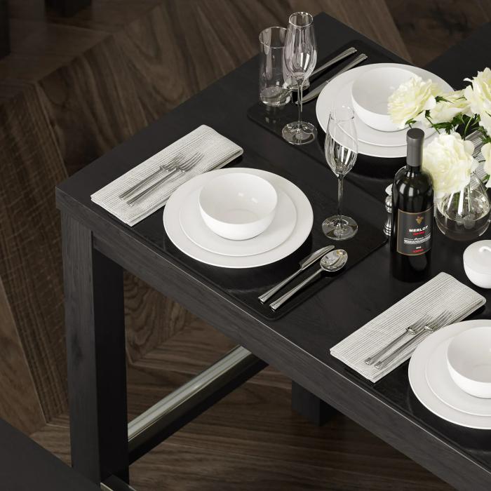 BRASIL | Ståbord i træ | Wenge/Sort | B:D:H 70 x 70 x 110 cm | Træ BRASIL | Ståbord i træ | Wenge/Sort | B:D:H 70 x 70 x 110 cm | Træ