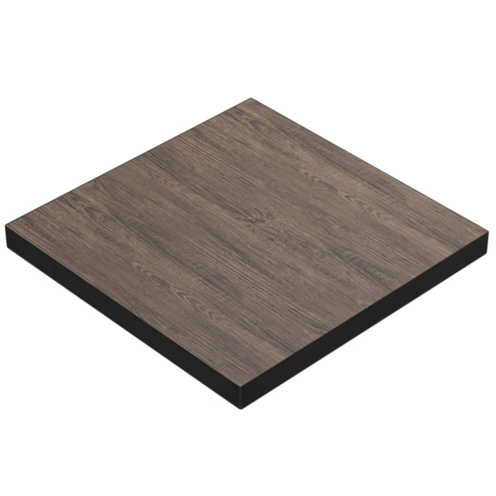 BRASIL | Bistro bordplate | B:T 100 x 100 cm | Lys Wenge | Kvadratisk