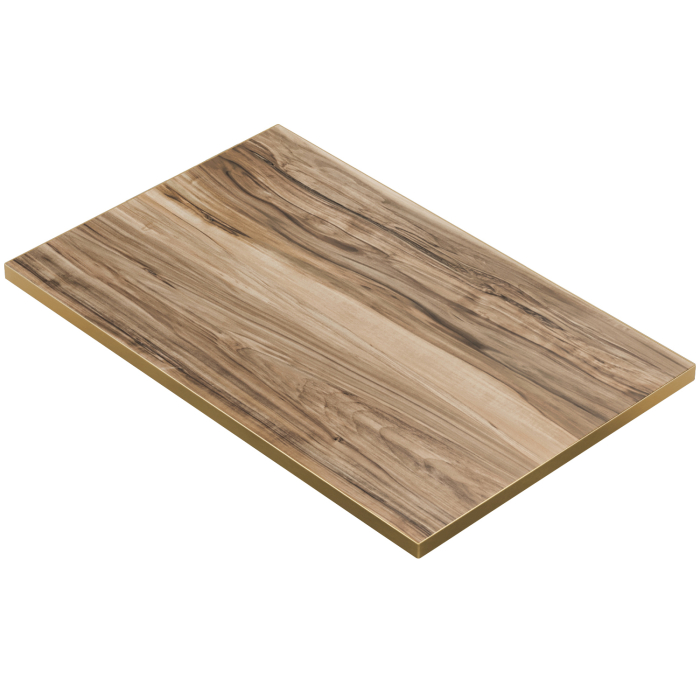 BRÉSIL | Plateau de table Gastro | L:H 120 x 70 x 2,5 cm | Sheesham | Carré