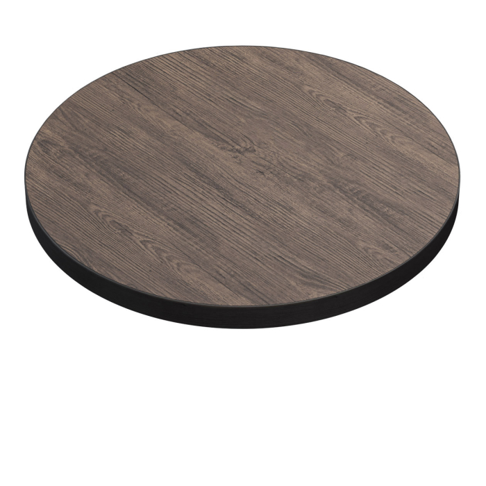 BRASIL | Gastro Tischplatte | Ø 120 cm | Light Wenge | Rund