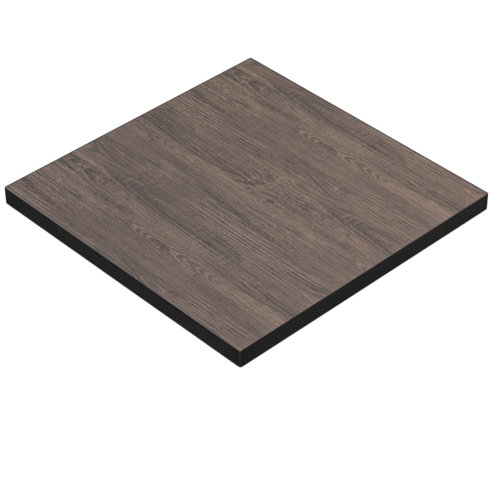 BRASIL | Bistro Tischplatte | B:T 140 x 140 cm | Light Wenge | Quadratisch