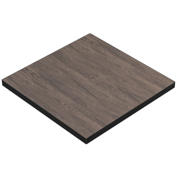BRASIL | Bistro Bordplate | B:T 140 x 140 cm | Lys Wenge | Kvadratisk