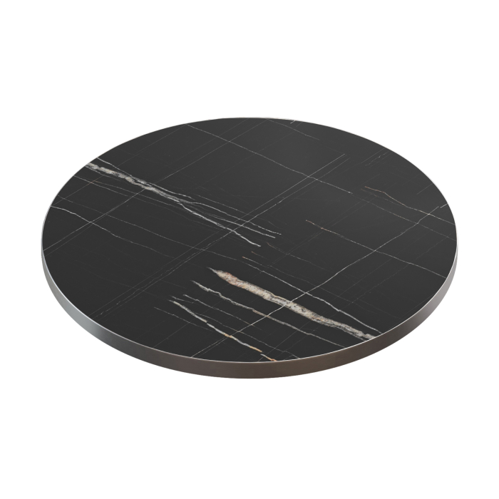 BRASIL | Catering tabletop | Ø 60 cm | Black marble | Round