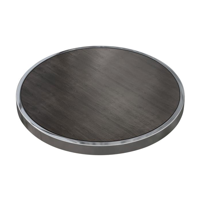 BRASIL | Bordplate til restaurant | Ø 70 cm | wenge | Rund