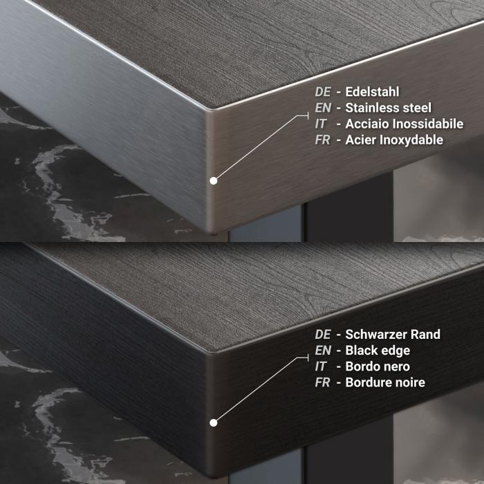 BRASIL | Gastro table top | W:D 50 x 50 cm | Wenge | Square BRASIL | Gastro table top | W:D 50 x 50 cm | Wenge | Square