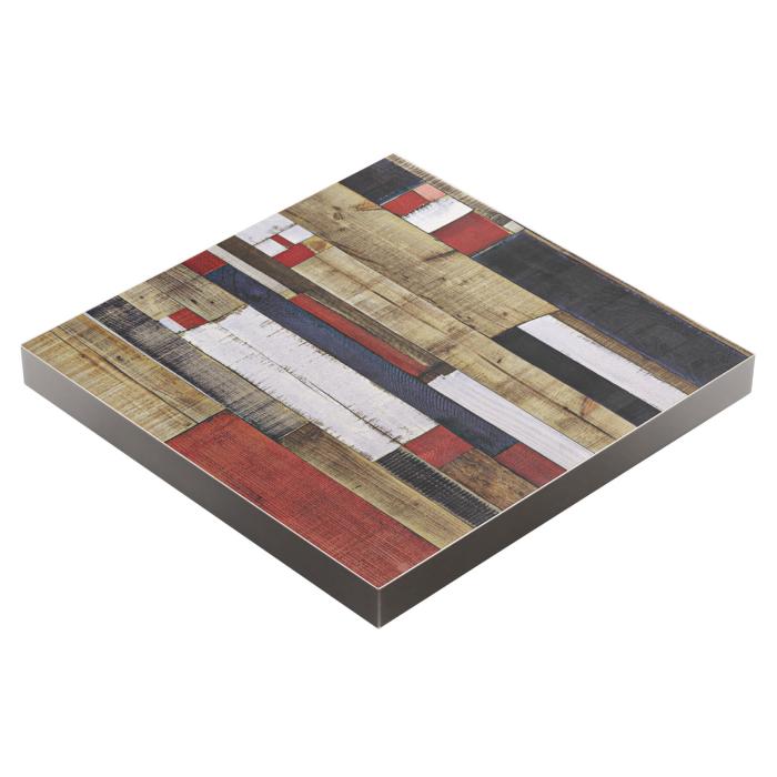 BRASIL | Gastro table top | W:D 70 x 70 cm | Vintage Colourful | Square