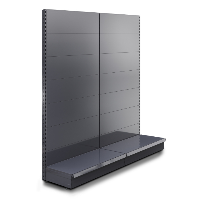 BROOKLYN | gondol vegghylle | B200xH225cm | Komplett sett