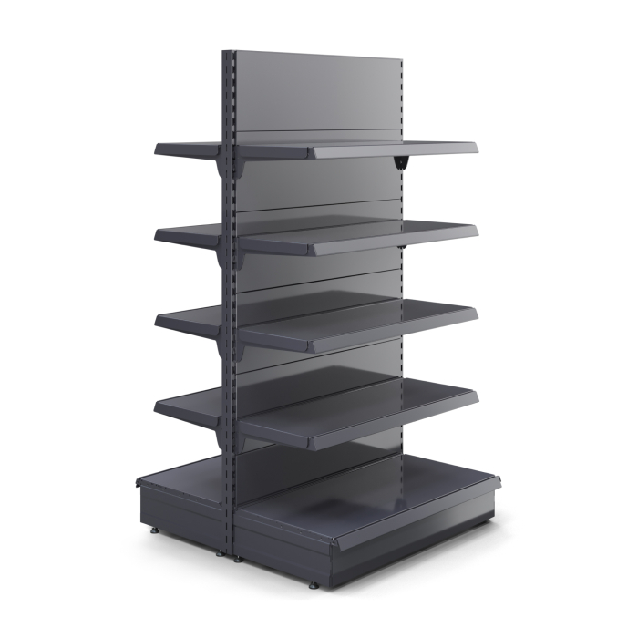 BROOKLYN | Gondola middenplank | B100xH195cm | Incl. 4 planken | Complete set