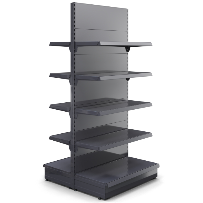 BROOKLYN | Gondola middenplank | B100xH225cm | Incl. 4 planken | Complete set