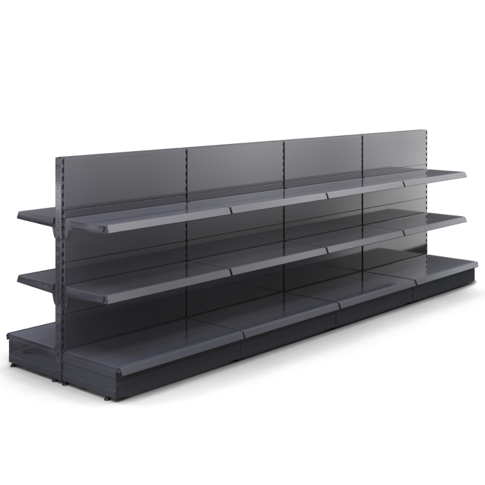 BROOKLYN | Gondola middenplank | B400xH135cm | Incl. 2 planken | Complete set