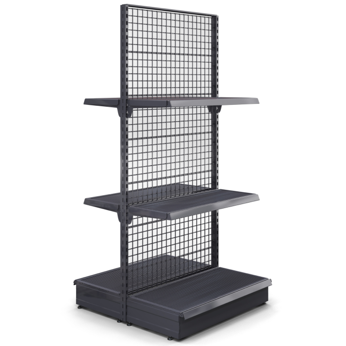 BROOKLYN | Grid Centre Shelf | W100xH225cm | incl. 2 shelves | Complete Set
