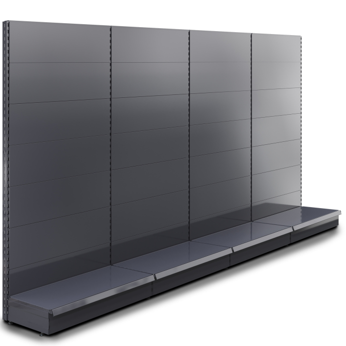 BROOKLYN | Mensola a muro Gondola | L400xH225cm | Set completo