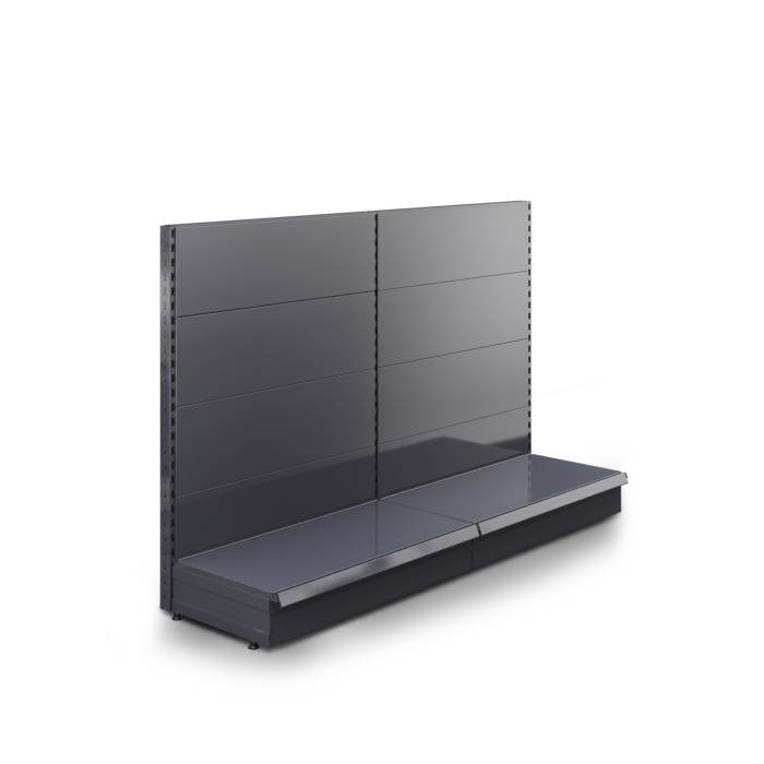 BROOKLYN | Półka ścienna Gondola | W200xH135cm | Kompletny zestaw