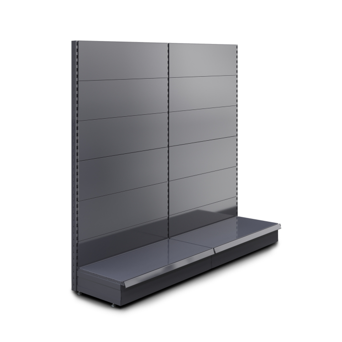 BROOKLYN | Półka ścienna Gondola | W200xH195cm | Kompletny zestaw