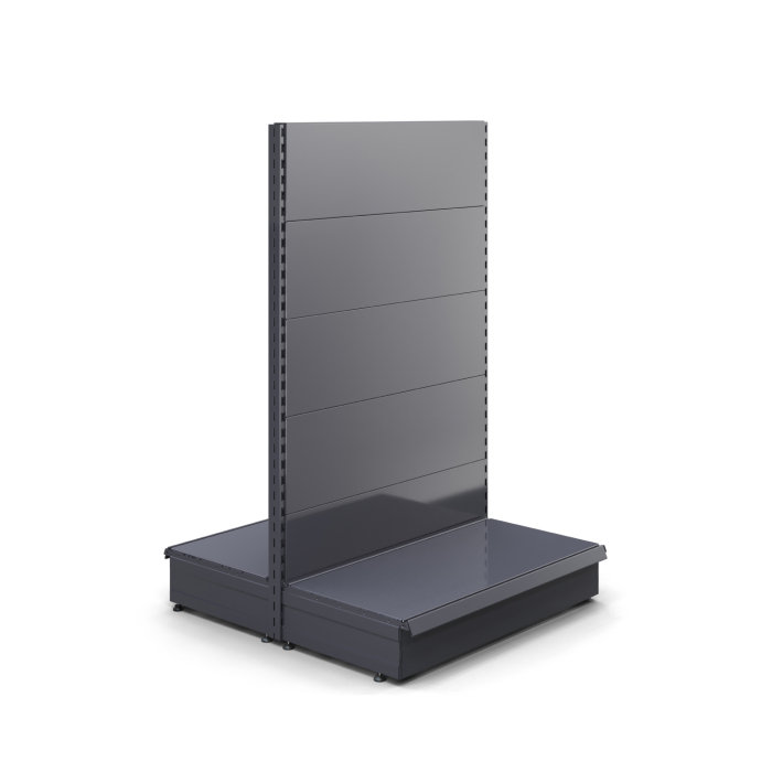 BROOKLYN | Półka środkowa z gondolą | W100xH165cm | Kompletny zestaw