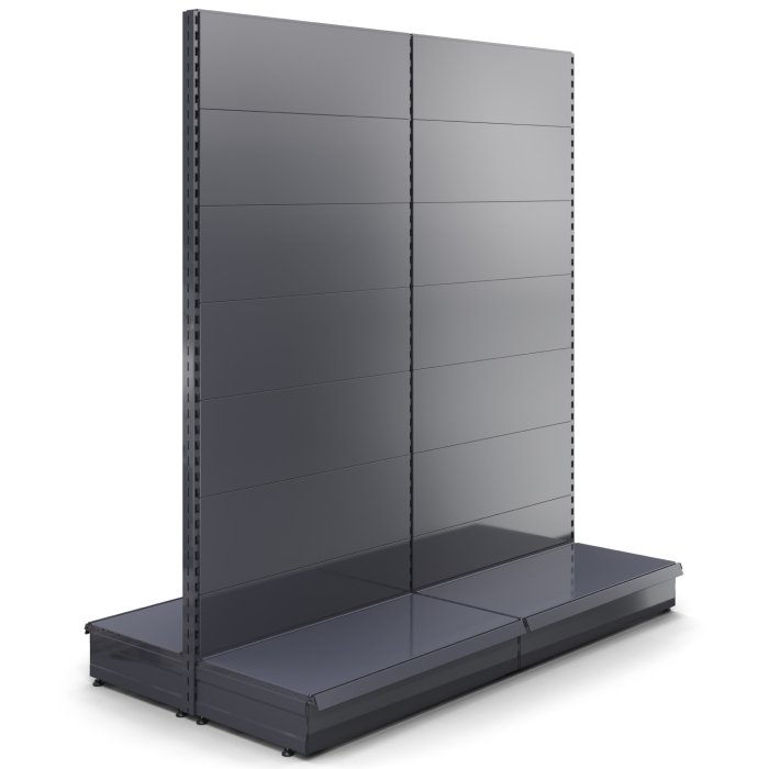 BROOKLYN | gondol midthylle | B200xH225cm | Komplett sett