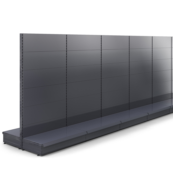 BROOKLYN | Gondol Centrumhylla | B24000xH195cm | Komplett uppsättning