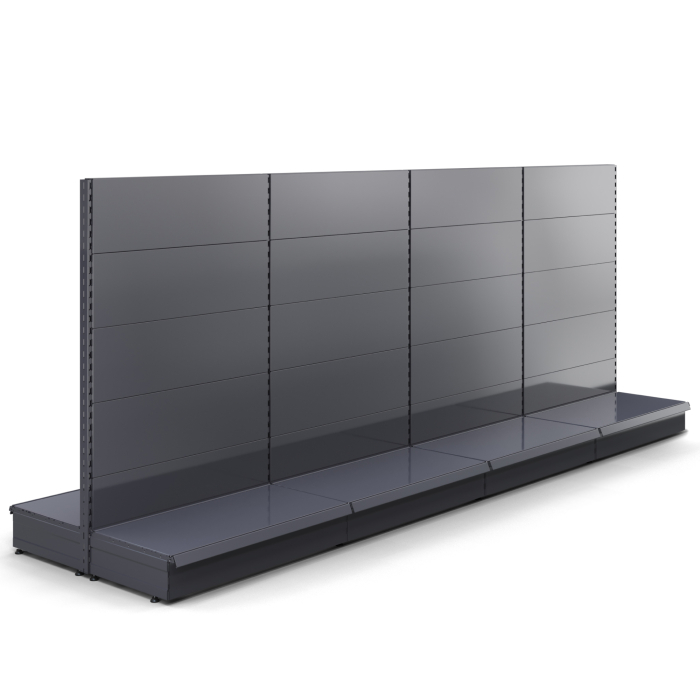 BROOKLYN | Gondol Centrumhylla | B400xH165cm | Komplett uppsättning