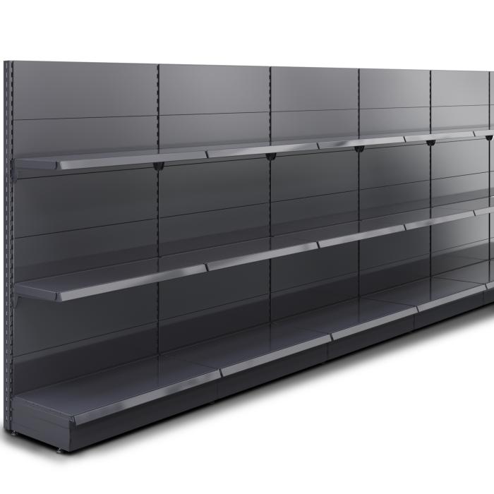 BROOKLYN | Gondol vegghylle | B1200xH195cm | Inkl. 2 hyller | Komplett sett